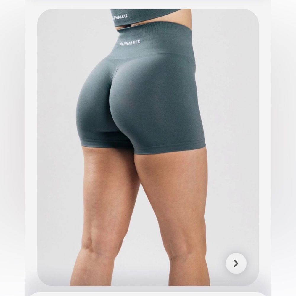 NWT alphalete amplify short charcoal size medium